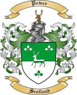 Power Family Crest from Scotland