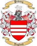 Powsey Family Crest from England