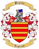 Poyntz Family Crest from England