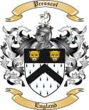 Presscot Family Crest from England2