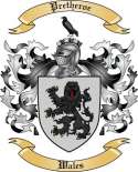 Pretheroe Family Crest from Wales
