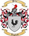 Price Family Crest from England