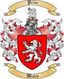 Price Family Crest from Wales