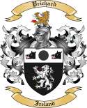 Prichard Family Crest from Ireland