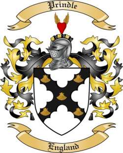 Prindle Family Crest from England