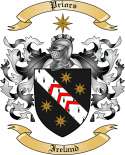 Priors Family Crest from Ireland