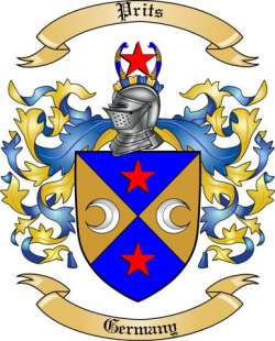 Prits Family Crest from Germany
