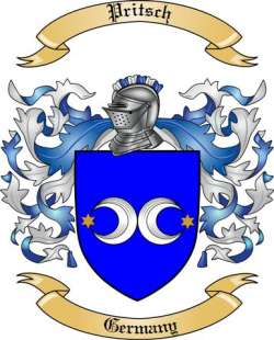 Pritsch Family Crest from Germany