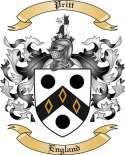 Pritt Family Crest from England