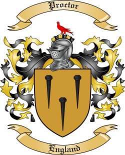 Proctor Family Crest from England