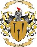 Proctor Family Crest from England