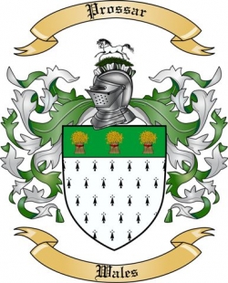 Prossar Family Crest from Wales