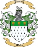Prosser Family Crest from Wales