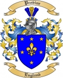 Provine Family Crest from England