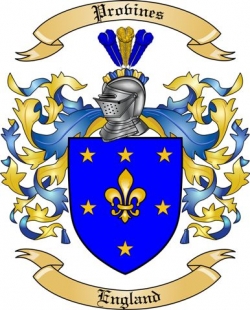 Provines Family Crest from England