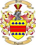 Pruit Family Crest from England