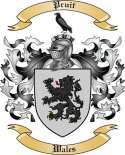 Pruit Family Crest from Wales