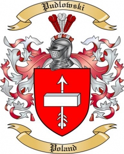 Pudlowski Family Crest from Poland