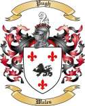 Pugh Family Crest from Wales