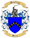 Pumfray Family Crest from Wales
