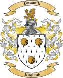 Pummill Family Crest from England