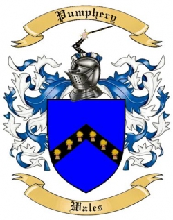 Pumphery Family Crest from Wales