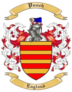 Punch Family Crest from England