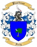 Pupidone Family Crest from Italy