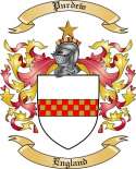 Purdew Family Crest from England