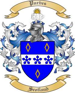 Purves Family Crest from Scotland