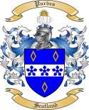 Purves Family Crest from Scotland