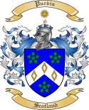 Purvis Family Crest from Scotland
