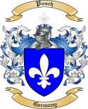 Pusch Family Crest from Germany