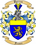 Pyerres Family Crest from France
