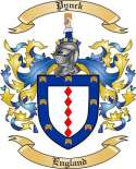 Pynck Family Crest from England