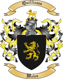 Quilliams Family Crest from Wales