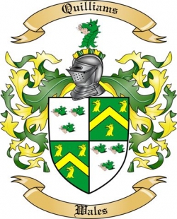 Quilliams Family Crest from Wales2