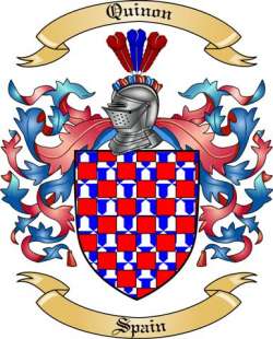 Quinon Family Crest from Spain
