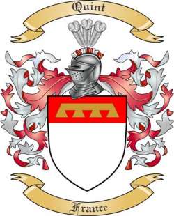 Quint Family Crest from France