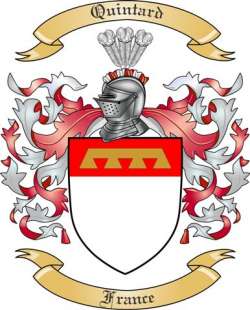 Quintard Family Crest from France