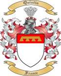 Quintin Family Crest from France