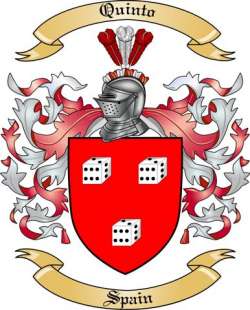 Quinto Family Crest from Spain