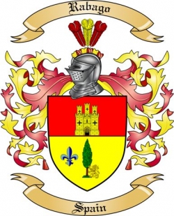 Rabago Family Crest from Spain