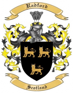 Radford Family Crest from Scotland