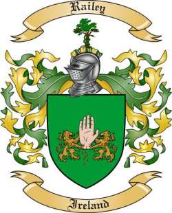 Railey Family Crest from Ireland