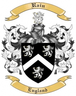 Rain Family Crest from England