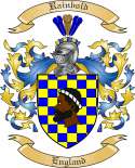 Rainbold Family Crest from England
