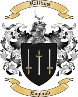 Rallings Family Crest from England