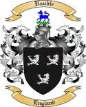 Randle Family Crest from England