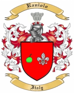 Raniolo Family Crest from Italy